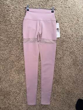 Alo Yoga Thigh-High Legging Dusted Plum Size XXS